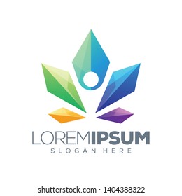 yoga logo design ready to use
