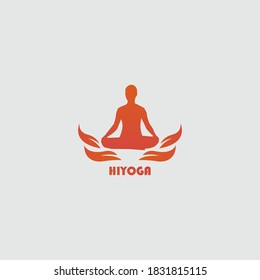 yoga logo design for sports
