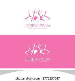 Yoga Logo Design Vector Illustration
