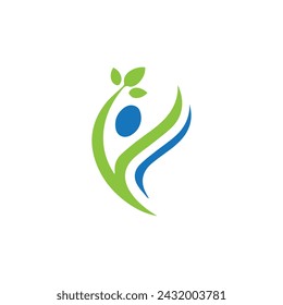yoga logo design vector template