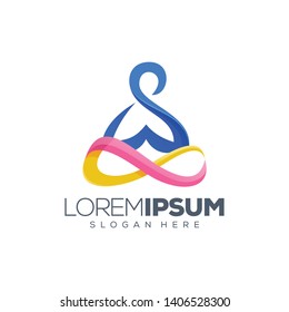yoga logo design,vector,illustration ready to use