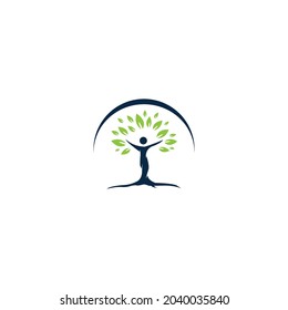 Yoga-Logo elegant und sauber