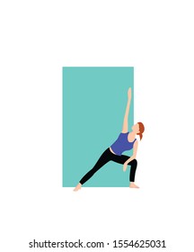 Yoga logo graphic design vector illustration.
