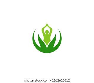 Yoga logo icon 