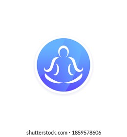 Yoga-Logo-Symbol für Apps