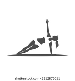 Yoga logo icon design illustration