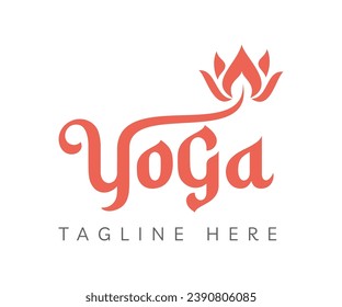 Yoga logo icon design template elements. Usable for Branding and Business Logos.
