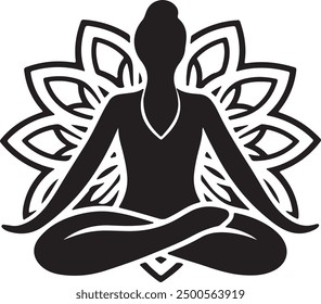 yoga logo icon shillongity vector style.eps