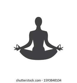 Yoga Logo and Icon Vector Template