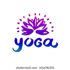 Yoga logo illustration