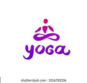 Yoga logo illustration