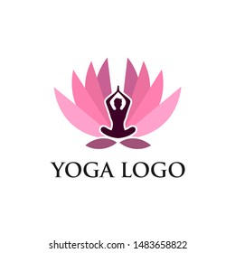 Yoga Logo Images Stock Vectors Stock Vector (Royalty Free) 1483658822 ...