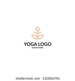 Yoga Logo Lineart