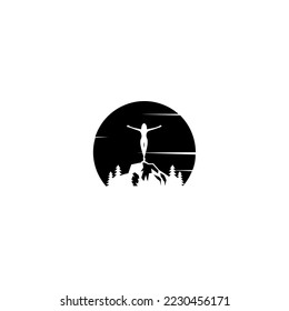 Yoga logo . Meditation, spa, beauty symbol