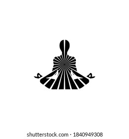 yoga logo, people with radiance