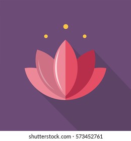 yoga logo purple