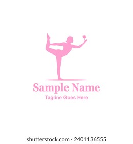 Yoga Logo, a simple design that is suitable for your community or business that focuses on health and especially for Yoga lovers