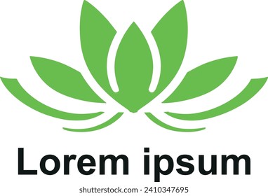 a yoga logo for studio on white background