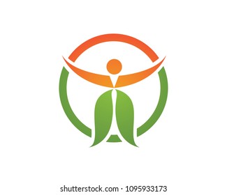 Yoga logo and symbol