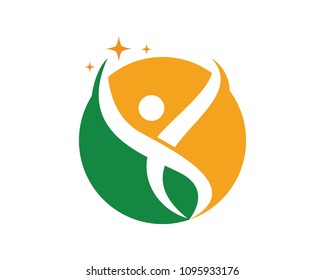 Yoga logo and symbol