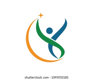 Yoga logo and symbol