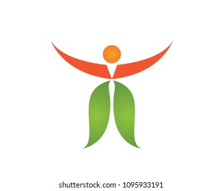 Yoga logo and symbol