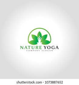 yoga logo template