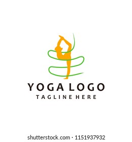 yoga logo template