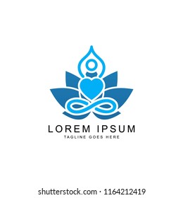 yoga logo template