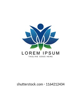 yoga logo template