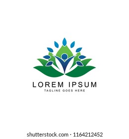 yoga logo template