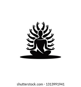yoga logo template