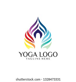 Yoga Logo Template