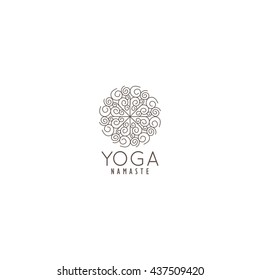 Yoga logo template