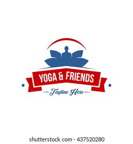 Yoga logo template