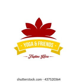 Yoga logo template