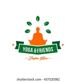 Yoga logo template