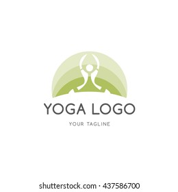 Yoga logo template
