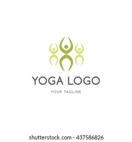 Yoga logo template