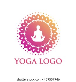 Yoga Logo Template Stock Vector (Royalty Free) 439558087