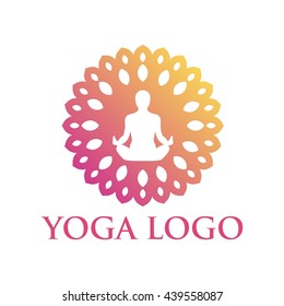 Yoga logo template