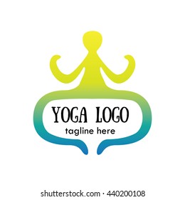 Yoga logo template