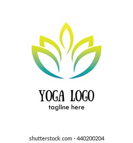 Yoga logo template