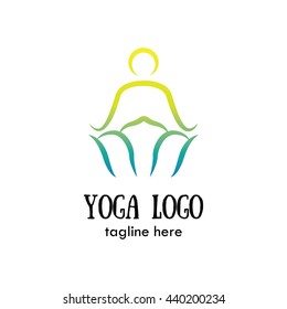 Yoga logo template