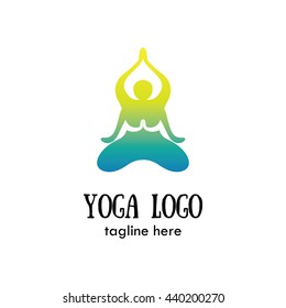 Yoga logo template