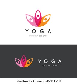 Yoga Logo Template.