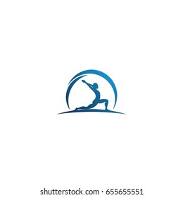 Yoga Logo Template design