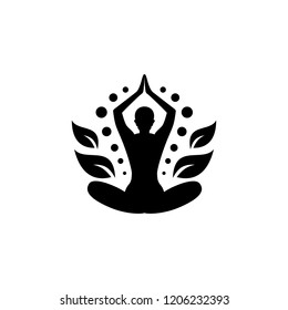 Yoga Logo Template Design Creative Symbol Stock Vector (Royalty Free ...