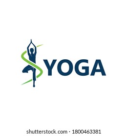 Yoga Logo Template Design Vector