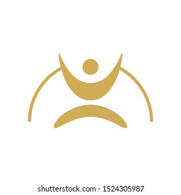 Yoga logo template vector icon design